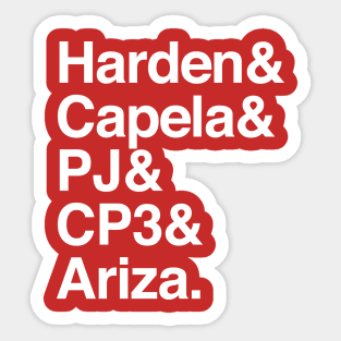 Rockets Jetset Sticker